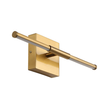 Makena Modern Minimalist Dimmable Integrated LED Metal Wall Sconce